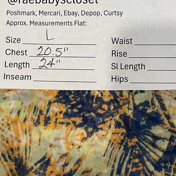 Urban Outfitters Lumiere Palm Tree Print Layered Tank Blouse Size L New - Picture 5 of 7